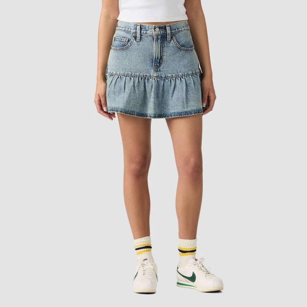 Levi's Women's Flounce Denim Mini Skirt - Today's Trip 31